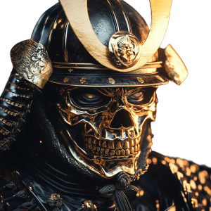Golden Skull Samurai Vinyl Car Decal Sticker – Waterproof & UV-Resistant 8" Golden Skull Samurai Vinyl Car Decal Sticker – Waterproof & UV-Resistant 8"