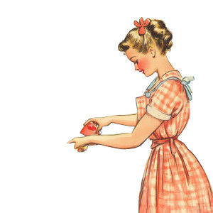 Vintage Dishwashing Woman Vinyl Car Decal Sticker – Waterproof & UV-Resistant 8" Vintage Dishwashing Woman Vinyl Car Decal Sticker – Waterproof & UV-Resistant 8"