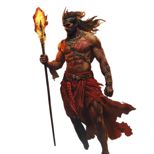 Burning Spear Warrior Vinyl Car Decal Sticker – Waterproof & UV-Resistant 8" Burning Spear Warrior Vinyl Car Decal Sticker – Waterproof & UV-Resistant 8"