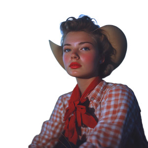1950S Cowgirl Vinyl Car Decal Sticker – Waterproof & UV-Resistant 8" 1950S Cowgirl Vinyl Car Decal Sticker – Waterproof & UV-Resistant 8"