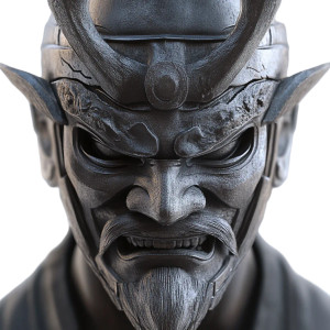 Samurai Mask V18 Vinyl Car Decal Sticker – Waterproof & UV-Resistant 8" Samurai Mask V18 Vinyl Car Decal Sticker – Waterproof & UV-Resistant 8"