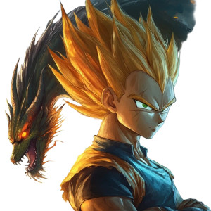 Vegeta Super Saiyan Vinyl Car Decal Sticker – Waterproof & UV-Resistant 8" Vegeta Super Saiyan Vinyl Car Decal Sticker – Waterproof & UV-Resistant 8"