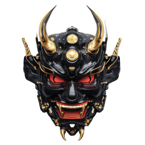 Futuristic Cybernetic Hannya Vinyl Car Decal Sticker – Waterproof & UV-Resistant 8" Futuristic Cybernetic Hannya Vinyl Car Decal Sticker – Waterproof & UV-Resistant 8"