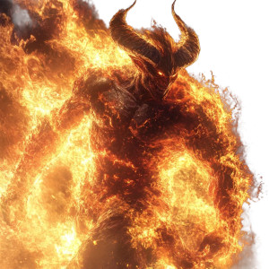 Ifrit Art Vinyl Car Decal Sticker – Waterproof & UV-Resistant 8" Ifrit Art Vinyl Car Decal Sticker – Waterproof & UV-Resistant 8"