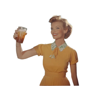 Vintage Coffee Ad Vinyl Car Decal Sticker – Waterproof & UV-Resistant 8"