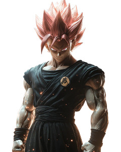 Evil Goku Black Vinyl Car Decal Sticker – Waterproof & UV-Resistant 8"