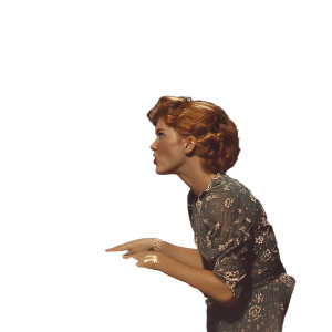 Spitting Woman Vinyl Car Decal Sticker – Waterproof & UV-Resistant 8"