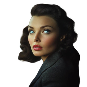 1940S Film Star Vinyl Car Decal Sticker – Waterproof & UV-Resistant 8"