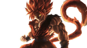 Goku Warrior Illustration Vinyl Car Decal Sticker – Waterproof & UV-Resistant 8"