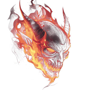 Stylized Devil Head Vinyl Car Decal Sticker – Waterproof & UV-Resistant 8" Stylized Devil Head Vinyl Car Decal Sticker – Waterproof & UV-Resistant 8"
