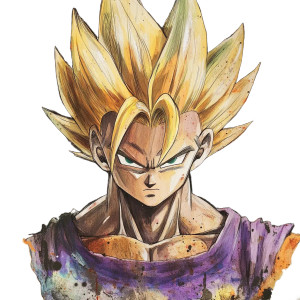 Gohan Vinyl Car Decal Sticker – Waterproof & UV-Resistant 8"