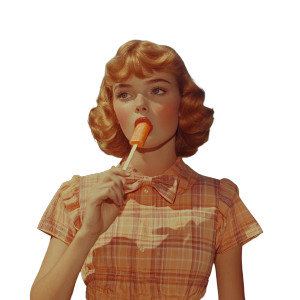 Western Popsicle Lick Vinyl Car Decal Sticker – Waterproof & UV-Resistant 8"