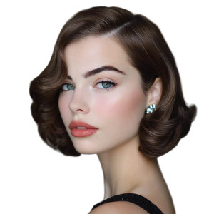 Elegant Hollywood Hairstyle Vinyl Car Decal Sticker – Waterproof & UV-Resistant 8" Elegant Hollywood Hairstyle Vinyl Car Decal Sticker – Waterproof & UV-Resistant 8"