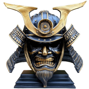 Samurai Mask V26 Vinyl Car Decal Sticker – Waterproof & UV-Resistant 8"