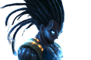 Vegeta With Rasta Vinyl Car Decal Sticker – Waterproof & UV-Resistant 8"