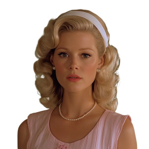 Elizabeth Banks Portrait Vinyl Car Decal Sticker – Waterproof & UV-Resistant 8"