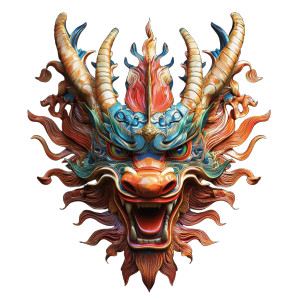 Dragon Head Slot Vinyl Car Decal Sticker – Waterproof & UV-Resistant 8"