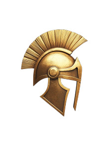 Gold Helmet Icon Vinyl Car Decal Sticker – Waterproof & UV-Resistant 8" Gold Helmet Icon Vinyl Car Decal Sticker – Waterproof & UV-Resistant 8"