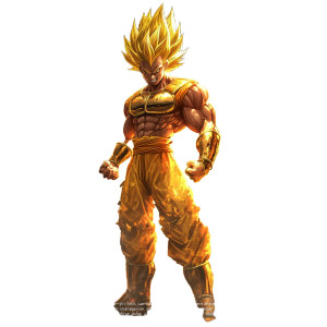 Legendary Saiyan Vinyl Car Decal Sticker – Waterproof & UV-Resistant 8"