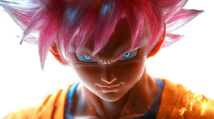 Neon Aura Goku Vinyl Car Decal Sticker – Waterproof & UV-Resistant 8"