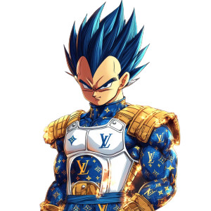 Lv Vegeta Vinyl Car Decal Sticker – Waterproof & UV-Resistant 8"