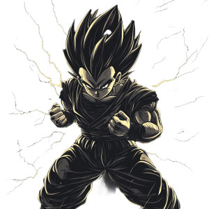 Emo Dbz Character Vinyl Car Decal Sticker – Waterproof & UV-Resistant 8"