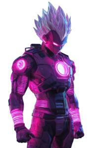 Cyberpunk Saiyan Vinyl Car Decal Sticker – Waterproof & UV-Resistant 8" Cyberpunk Saiyan Vinyl Car Decal Sticker – Waterproof & UV-Resistant 8"