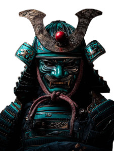 Ancient Samurai Portrait Vinyl Car Decal Sticker – Waterproof & UV-Resistant 8" Ancient Samurai Portrait Vinyl Car Decal Sticker – Waterproof & UV-Resistant 8"