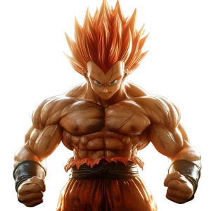 Rage Saiyan Vinyl Car Decal Sticker – Waterproof & UV-Resistant 8" Rage Saiyan Vinyl Car Decal Sticker – Waterproof & UV-Resistant 8"