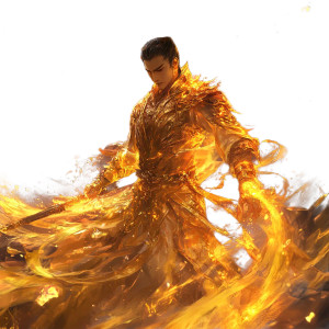 Ethereal Lu Bu Vinyl Car Decal Sticker – Waterproof & UV-Resistant 8"