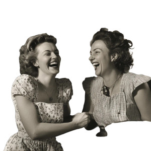 Laughing Kitchen Women Vinyl Car Decal Sticker – Waterproof & UV-Resistant 8"