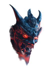 Fierce Asian Demon Vinyl Car Decal Sticker – Waterproof & UV-Resistant 8" Fierce Asian Demon Vinyl Car Decal Sticker – Waterproof & UV-Resistant 8"