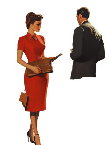 Fashionable Lady At Airport Vinyl Car Decal Sticker – Waterproof & UV-Resistant 8"