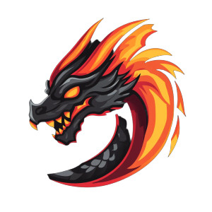 Dragon Mascot Vinyl Car Decal Sticker – Waterproof & UV-Resistant 8" Dragon Mascot Vinyl Car Decal Sticker – Waterproof & UV-Resistant 8"