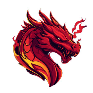 Red Dragon Sales Vinyl Car Decal Sticker – Waterproof & UV-Resistant 8" Red Dragon Sales Vinyl Car Decal Sticker – Waterproof & UV-Resistant 8"