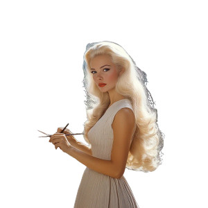 Blonde Artist Painting Vinyl Car Decal Sticker – Waterproof & UV-Resistant 8" Blonde Artist Painting Vinyl Car Decal Sticker – Waterproof & UV-Resistant 8"