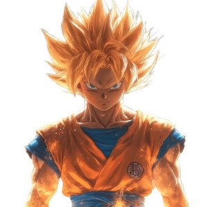 Powerful Goku Vinyl Car Decal Sticker – Waterproof & UV-Resistant 8"