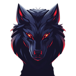 Aggressive Wolf Logo Vinyl Car Decal Sticker – Waterproof & UV-Resistant 8"