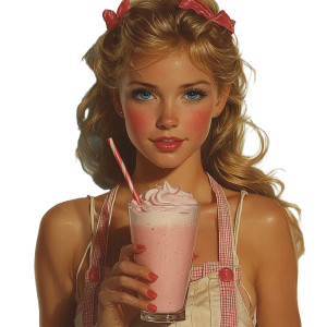 Retro Milkshake Poster Vinyl Car Decal Sticker – Waterproof & UV-Resistant 8" Retro Milkshake Poster Vinyl Car Decal Sticker – Waterproof & UV-Resistant 8"