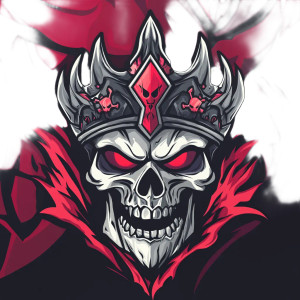 Evil King Skull Vinyl Car Decal Sticker – Waterproof & UV-Resistant 8" Evil King Skull Vinyl Car Decal Sticker – Waterproof & UV-Resistant 8"