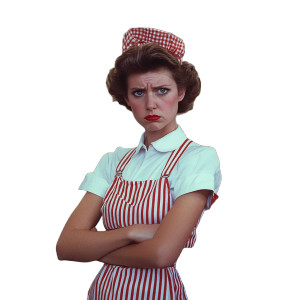 Grumpy Diner Waitress V2 Vinyl Car Decal Sticker – Waterproof & UV-Resistant 8" Grumpy Diner Waitress V2 Vinyl Car Decal Sticker – Waterproof & UV-Resistant 8"