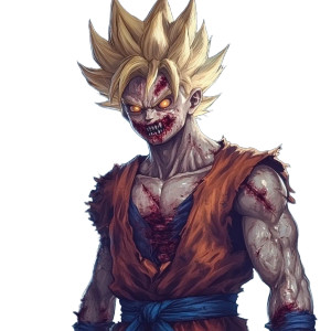 Zombie Goku Vinyl Car Decal Sticker – Waterproof & UV-Resistant 8" Zombie Goku Vinyl Car Decal Sticker – Waterproof & UV-Resistant 8"