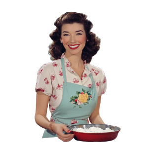 1940'S Cooking Show Vinyl Car Decal Sticker – Waterproof & UV-Resistant 8"