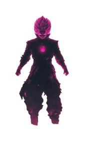 Goku Black Poster Vinyl Car Decal Sticker – Waterproof & UV-Resistant 8"