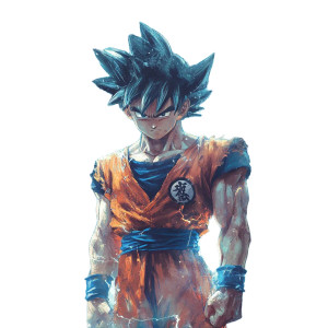 Goku Toriyama Style V3 Vinyl Car Decal Sticker – Waterproof & UV-Resistant 8"