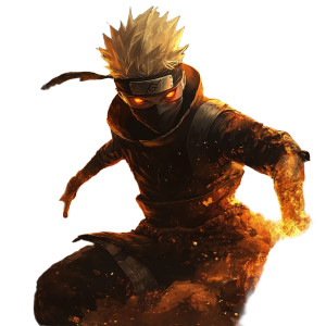 Cain The Ninja Mage Vinyl Car Decal Sticker – Waterproof & UV-Resistant 8"