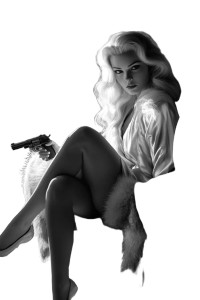 Noir Femme Fatale V13 Vinyl Car Decal Sticker – Waterproof & UV-Resistant 8"