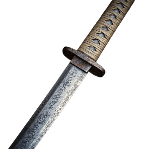 Bamboo Hilt Sword Vinyl Car Decal Sticker – Waterproof & UV-Resistant 8"