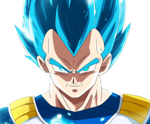 Vegeta Blue Evolved V2 Vinyl Car Decal Sticker – Waterproof & UV-Resistant 8"