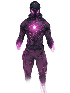 Prismatic Plasma Hero Vinyl Car Decal Sticker – Waterproof & UV-Resistant 8"